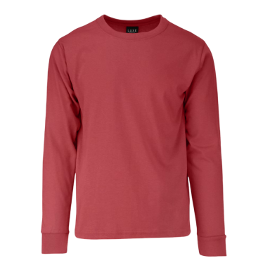 Adult Garment Dye Long Sleeve Chili (GDLS-100)